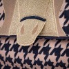 ! HoundstoothHorse-detail1!