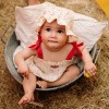 ! S392-bebe-blouse-top-coton-smock!