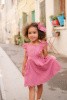 ! kid-girls-dress-huguette-raspberry!