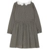 ! T066-fille-robe-viscose-smocks-broderies-carreaux-puce-dos!